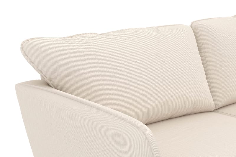 Trend Lyx 4-sits Högervänd L-formad Schäslongsoffa i Manchester - Beige - Möbler - Soffa - Divansoffor & schäslongsoffa