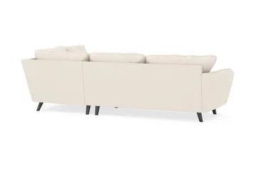 Trend Lyx 4-sits Högervänd L-formad Schäslongsoffa i Manchester - Beige - Möbler - Soffa - Divansoffor & schäslongsoffa