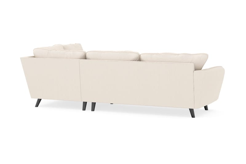 Trend Lyx 4-sits Högervänd L-formad Schäslongsoffa i Manchester - Beige - Möbler - Soffa - Divansoffor & schäslongsoffa