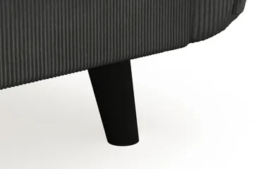Trend Lyx 4-sits Högervänd L-formad Schäslongsoffa i Manchester - Mörkgrå - Möbler - Soffa - Divansoffor & schäslongsoffa