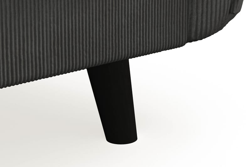 Trend Lyx 4-sits Högervänd L-formad Schäslongsoffa i Manchester - Mörkgrå - Möbler - Soffa - Divansoffor & schäslongsoffa