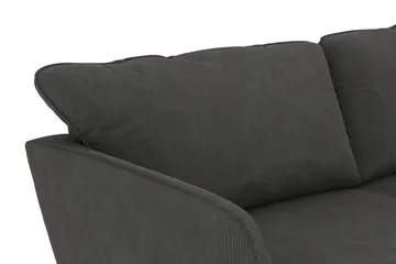 Trend Lyx 4-sits Högervänd L-formad Schäslongsoffa i Manchester - Mörkgrå - Möbler - Soffa - Divansoffor & schäslongsoffa