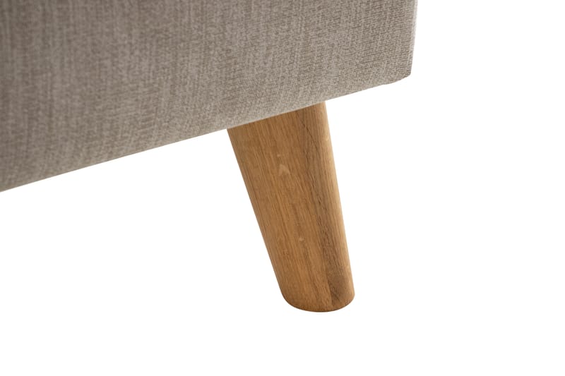 Trend Lyx 4-sits Högervänd L-formad Schäslongsoffa i Tyg - Beige - Möbler - Soffa - Divansoffor & schäslongsoffa