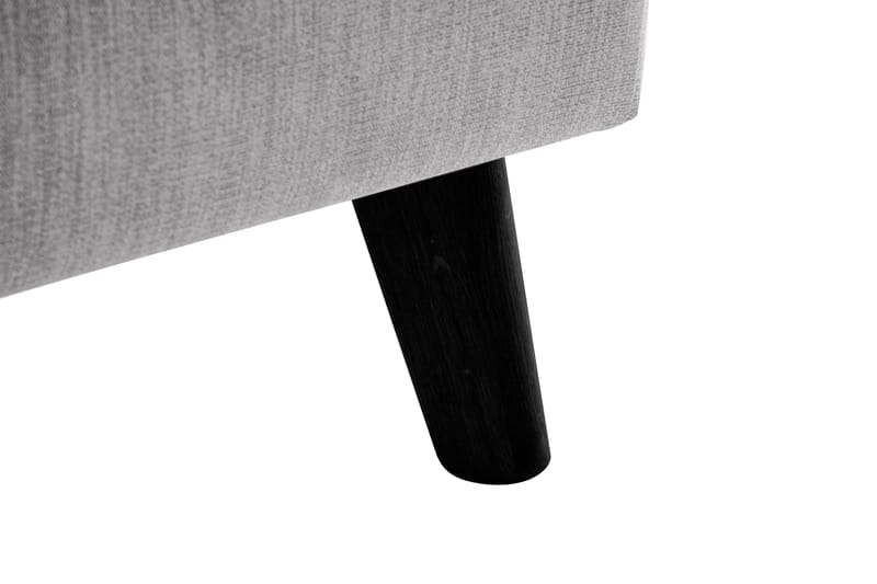 Trend Lyx 4-sits Högervänd L-formad Schäslongsoffa i Tyg - Ljusgrå - Möbler - Soffa - Divansoffor & schäslongsoffa