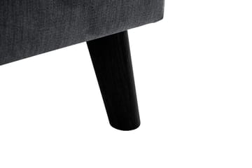 Trend Lyx 4-sits Högervänd L-formad Schäslongsoffa i Tyg - Mörkgrå - Möbler - Soffa - Divansoffor & schäslongsoffa
