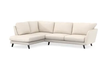 Trend Lyx 4-sits Vänstervänd L-formad Schäslongsoffa i Manchester - Beige - Möbler - Soffa - Divansoffor & schäslongsoffa