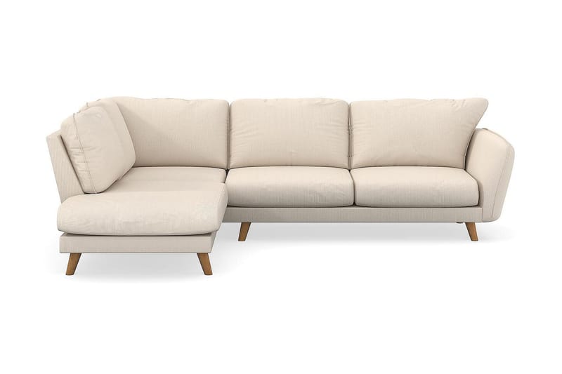 Trend Lyx 4-sits Vänstervänd L-formad Schäslongsoffa i Manchester - Beige - Möbler - Soffa - Divansoffor & schäslongsoffa - 4 sits soffa med divan
