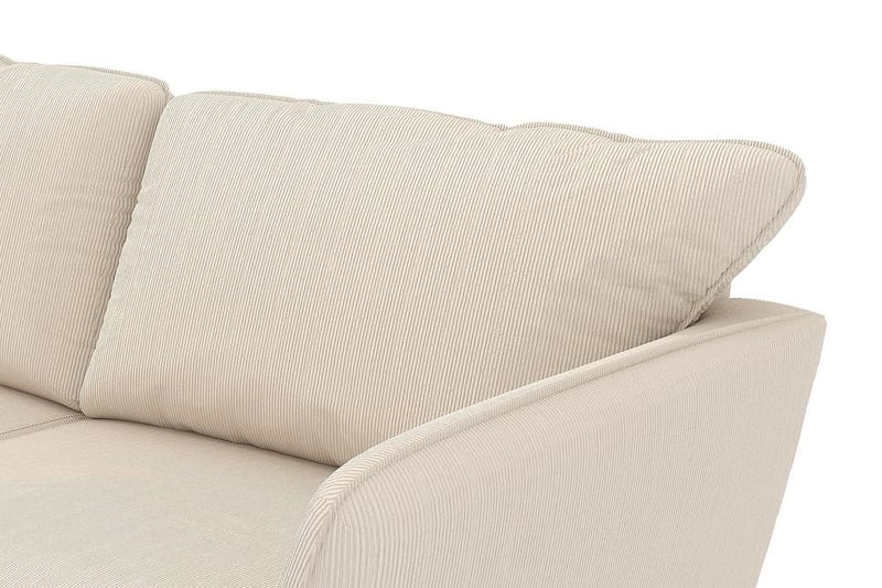 Trend Lyx 4-sits Vänstervänd L-formad Schäslongsoffa i Manchester - Beige - Möbler - Soffa - Divansoffor & schäslongsoffa - 4 sits soffa med divan