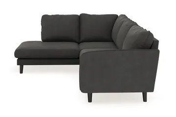 Trend Lyx 4-sits Vänstervänd L-formad Schäslongsoffa i Manchester - Mörkgrå - Möbler - Soffa - Divansoffor & schäslongsoffa