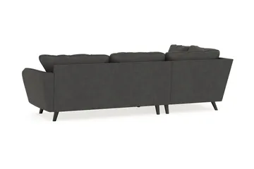 Trend Lyx 4-sits Vänstervänd L-formad Schäslongsoffa i Manchester - Mörkgrå - Möbler - Soffa - Divansoffor & schäslongsoffa