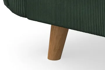 Trend Lyx 4-sits Vänstervänd L-formad Schäslongsoffa i Manchester - Mörkgrön - Möbler - Soffa - Divansoffor & schäslongsoffa