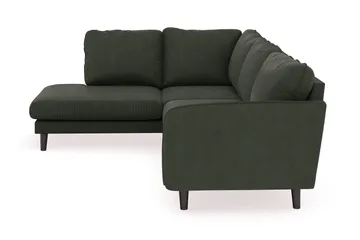 Trend Lyx 4-sits Vänstervänd L-formad Schäslongsoffa i Manchester - Mörkgrön - Möbler - Soffa - Divansoffor & schäslongsoffa