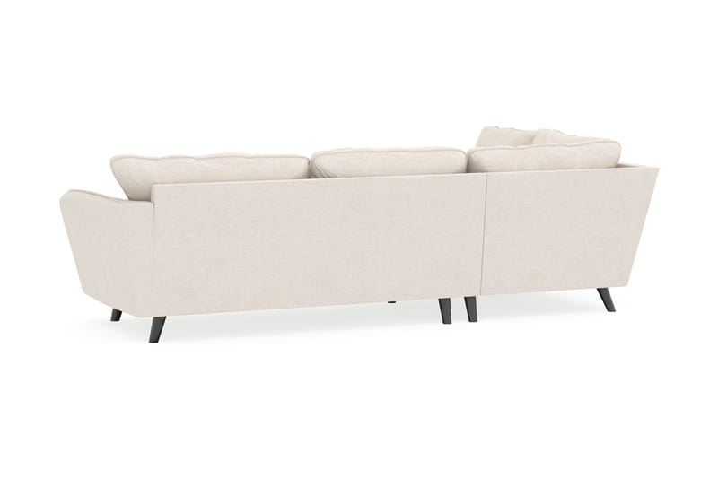 Trend Lyx 4-sits Vänstervänd L-formad Schäslongsoffa i Tyg - Beige - Möbler - Soffa - Divansoffor & schäslongsoffa