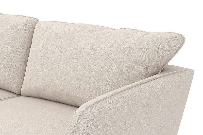 Trend Lyx 4-sits Vänstervänd L-formad Schäslongsoffa i Tyg - Beige - Möbler - Soffa - Divansoffor & schäslongsoffa - 4 sits soffa med divan