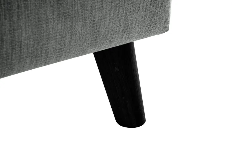 Trend Lyx 4-sits Vänstervänd L-formad Schäslongsoffa i Tyg - Grå - Möbler - Soffa - Divansoffor & schäslongsoffa - 4 sits soffa med divan