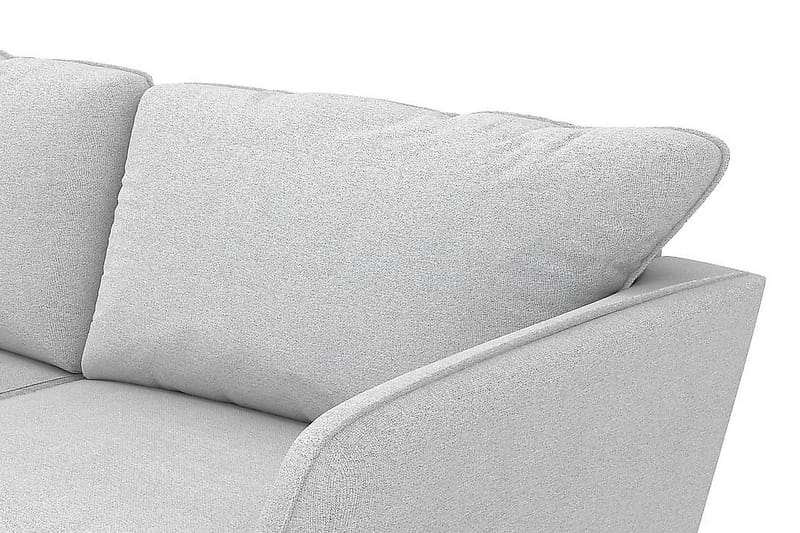 Trend Lyx 4-sits Vänstervänd L-formad Schäslongsoffa i Tyg - Ljusgrå - Möbler - Soffa - Divansoffor & schäslongsoffa