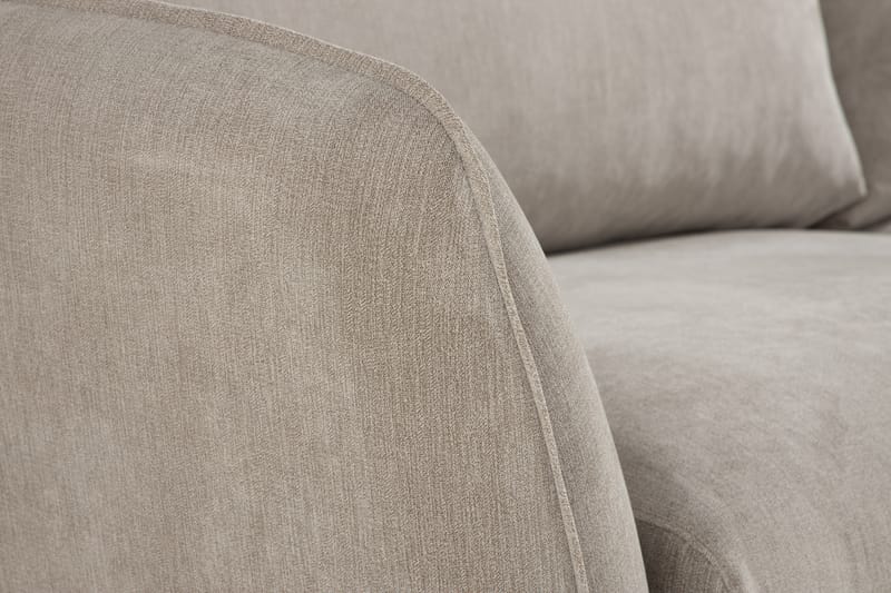 Trend Lyx Schäslongsoffa Höger - Beige/Ek - Divansoffor & schäslongsoffa - 4 sits soffa med divan