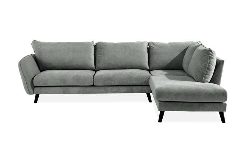 Trend Lyx Schäslongsoffa Höger - Grå/Svart - Möbler - Soffa - Divansoffor & schäslongsoffa