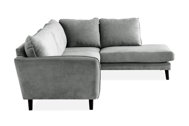 Trend Lyx Schäslongsoffa Höger - Grå/Svart - Möbler - Soffa - Divansoffor & schäslongsoffa