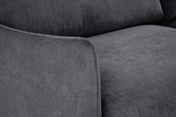 Trend Lyx Schäslongsoffa Höger - Mörkgrå/Ek - Möbler - Soffa - Divansoffor & schäslongsoffa