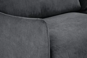 Trend Lyx Schäslongsoffa Höger - Mörkgrå/Svart - Möbler - Soffa - Divansoffor & schäslongsoffa