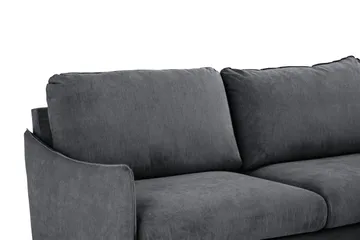 Trend Lyx Schäslongsoffa Höger - Mörkgrå/Svart - Möbler - Soffa - Divansoffor & schäslongsoffa