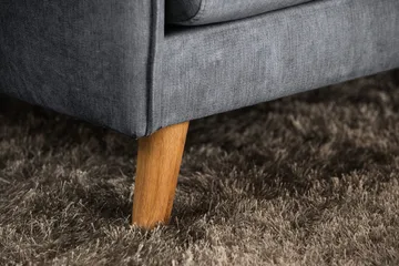 Trend Lyx Schäslongsoffa Höger - Mörkgrå/Svart - Möbler - Soffa - Divansoffor & schäslongsoffa