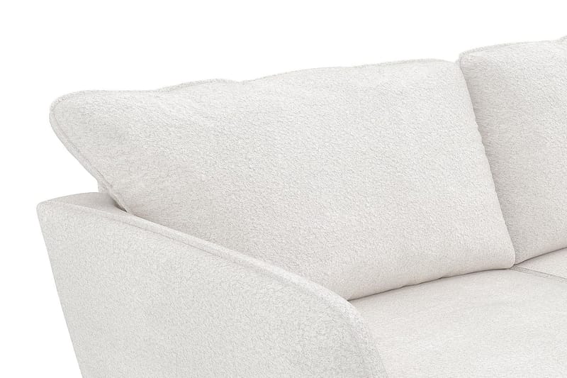 Trend Lyx Schäslongsoffa Höger - Vit|Bouclé - Divansoffor & schäslongsoffa - 4 sits soffa med divan