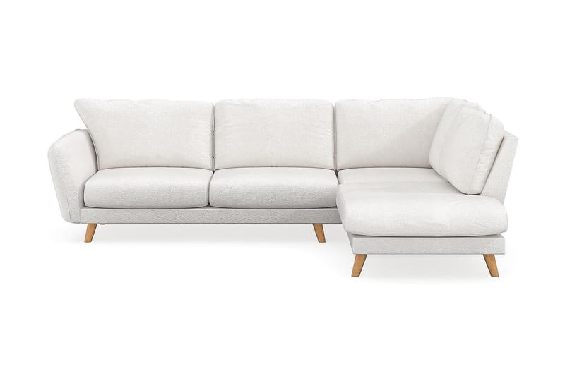 Trend Lyx Schäslongsoffa Höger - Vit|Bouclé - Möbler - Soffa - Divansoffor & schäslongsoffa