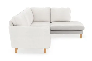 Trend Lyx Schäslongsoffa Höger - Vit|Bouclé - Möbler - Soffa - Divansoffor & schäslongsoffa