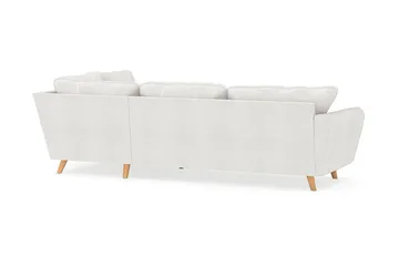 Trend Lyx Schäslongsoffa Höger - Vit|Bouclé - Möbler - Soffa - Divansoffor & schäslongsoffa