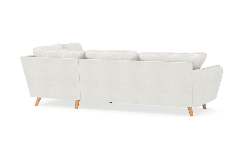 Trend Lyx Schäslongsoffa Höger - Vit|Bouclé - Möbler - Soffa - Divansoffor & schäslongsoffa - 4 sits soffa med divan