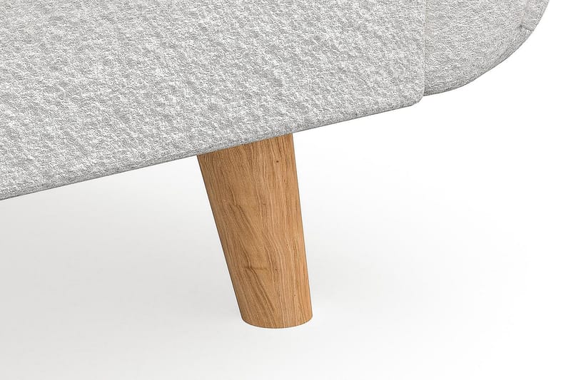 Trend Lyx Schäslongsoffa Höger - Vit|Bouclé - Möbler - Soffa - Divansoffor & schäslongsoffa - 4 sits soffa med divan