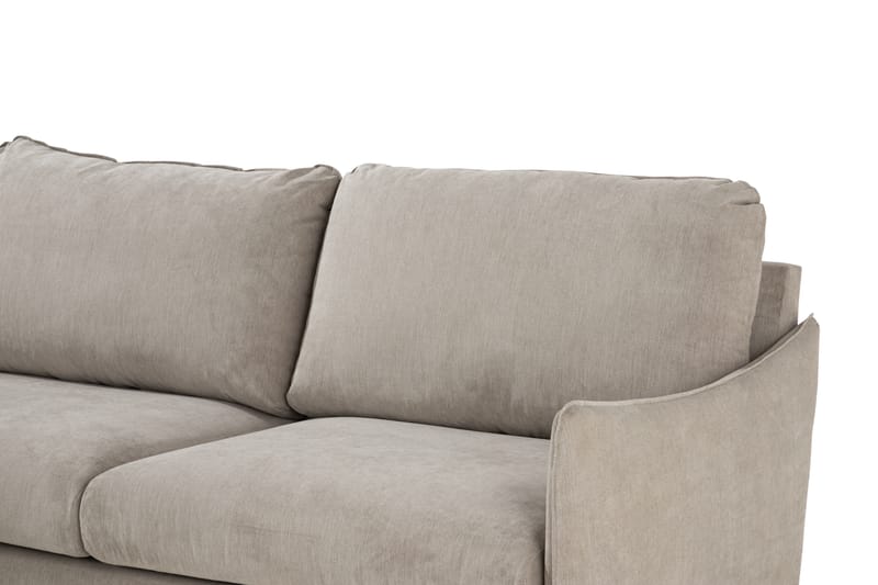 Trend Lyx Schäslongsoffa Vänster - Beige/Ek - Divansoffor & schäslongsoffa - 4 sits soffa med divan