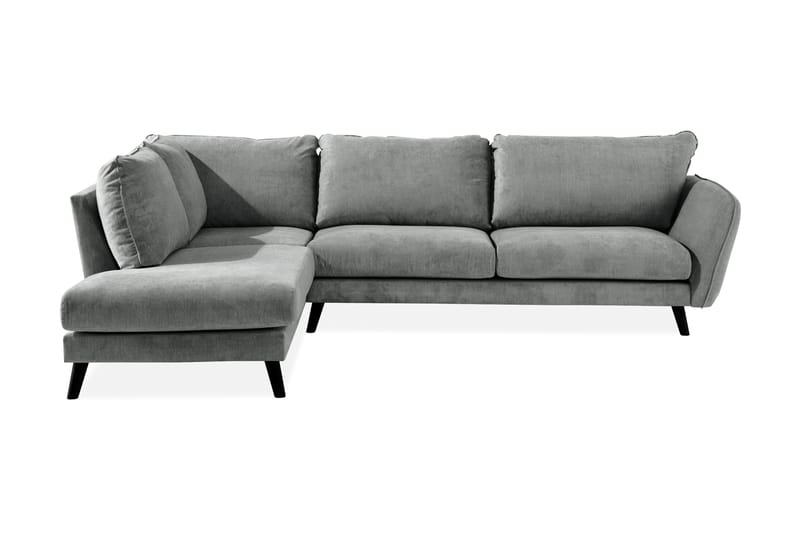 Trend Lyx Schäslongsoffa Vänster - Grå/Svart - Möbler - Soffa - Divansoffor & schäslongsoffa