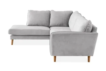 Trend Lyx Schäslongsoffa Vänster - Ljusgrå/Ek - Möbler - Soffa - Divansoffor & schäslongsoffa