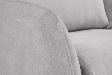 Trend Lyx Schäslongsoffa Vänster - Ljusgrå/Ek - Möbler - Soffa - Divansoffor & schäslongsoffa