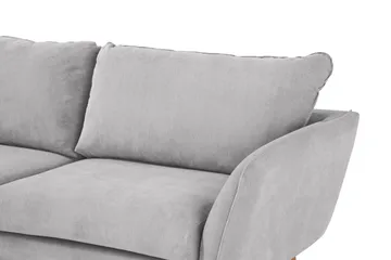 Trend Lyx Schäslongsoffa Vänster - Ljusgrå/Ek - Möbler - Soffa - Divansoffor & schäslongsoffa