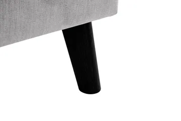 Trend Lyx Schäslongsoffa Vänster - Ljusgrå/Svart - Möbler - Soffa - Divansoffor & schäslongsoffa