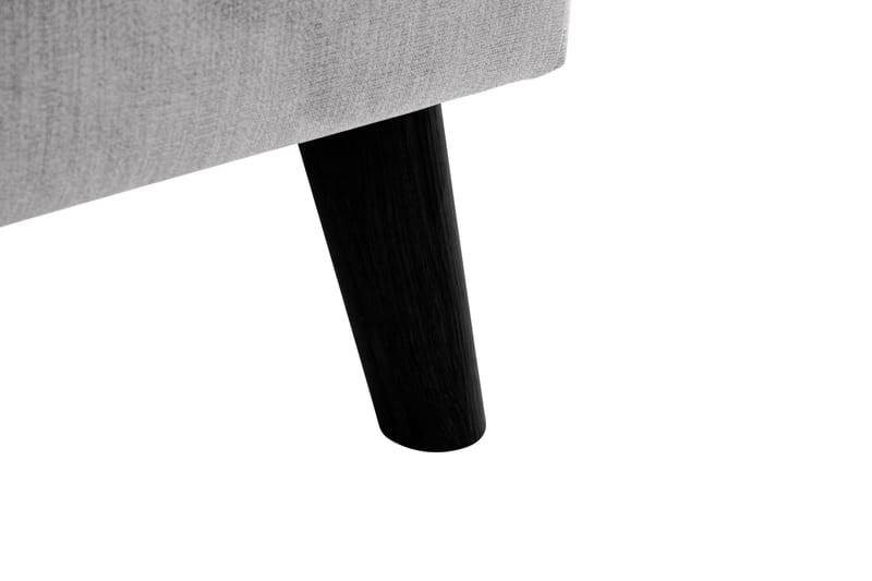 Trend Lyx Schäslongsoffa Vänster - Ljusgrå/Svart - Möbler - Soffa - Divansoffor & schäslongsoffa - 4 sits soffa med divan