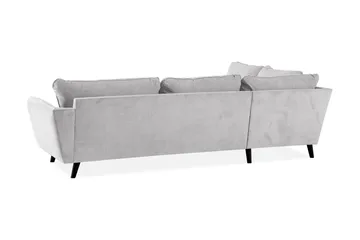Trend Lyx Schäslongsoffa Vänster - Ljusgrå/Svart - Möbler - Soffa - Divansoffor & schäslongsoffa