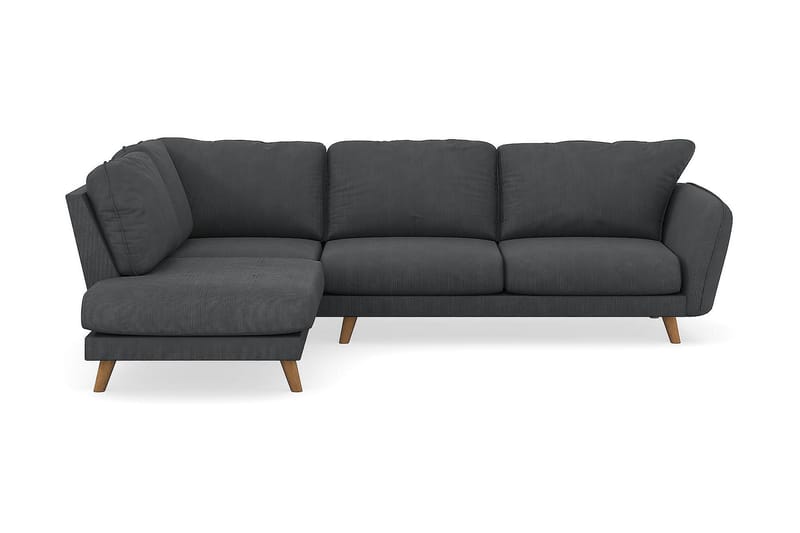 Trend Lyx Schäslongsoffa Vänster - Mörkgrå Manchester - Divansoffor & schäslongsoffa - 4 sits soffa med divan