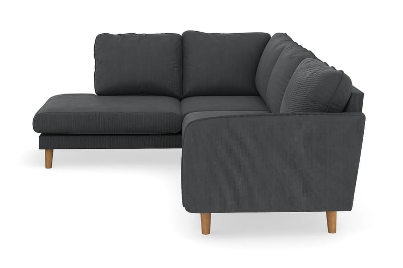 Trend Lyx Schäslongsoffa Vänster - Mörkgrå Manchester - Divansoffor & schäslongsoffa - 4 sits soffa med divan