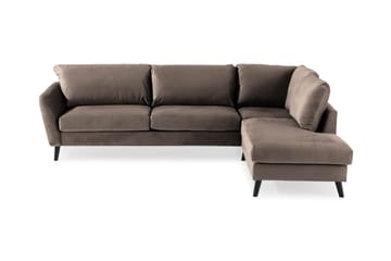 Trend Soffa 3-sits med Schäslong Höger Sammet