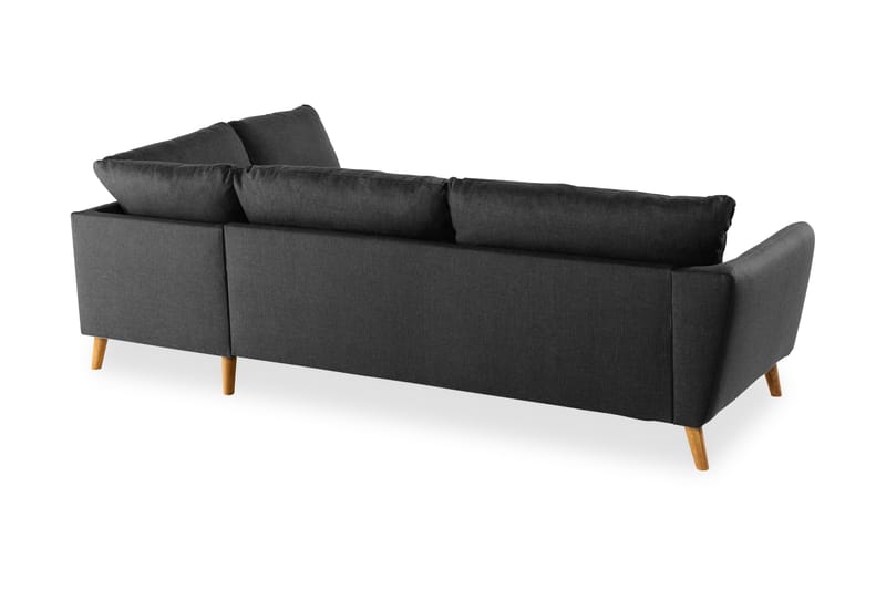 Trend Soffa 3-sits med Schäslong Höger - Svart - Divansoffor & schäslongsoffa - 3 sits soffa med divan
