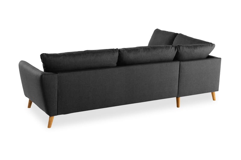 Trend Soffa 3-sits med Schäslong Vänster - Svart - Divansoffor & schäslongsoffa - 3 sits soffa med divan