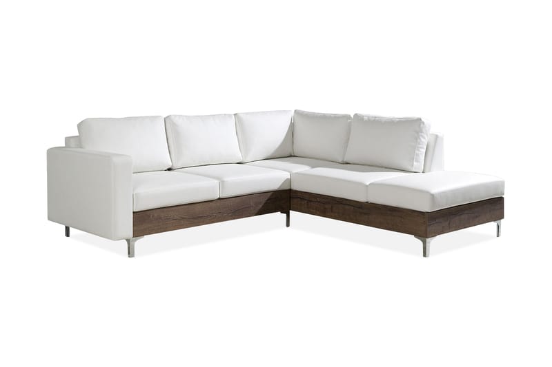 Truro 8-sits Soffa Höger - Vit - Divansoffor & schäslongsoffa - Skinnsoffor - 4 sits soffa med divan