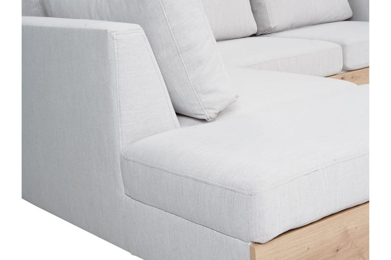 Truro 8-sits Soffa Höger - Vit - Divansoffor & schäslongsoffa - Skinnsoffor - 4 sits soffa med divan