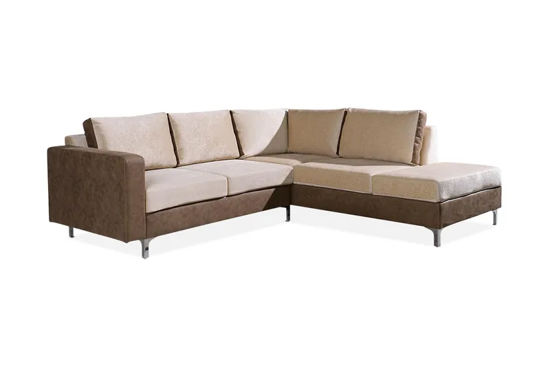 Truro 8-sits Soffa Vänster, Brun