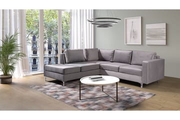 Truro 8-sits Soffa Vänster - Silver - Möbler - Soffa - Divansoffor & schäslongsoffa